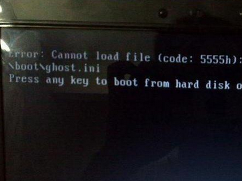 电脑开机黑屏cannot load file如何解决
