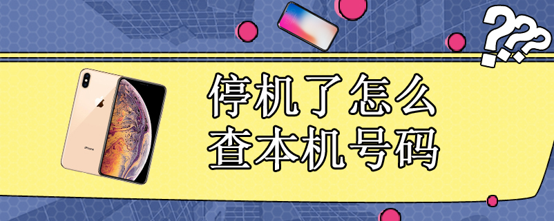 停机了怎么查本机号码