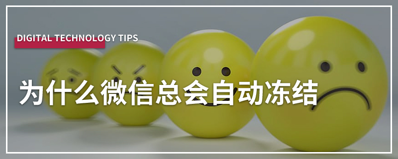 为什么微信总会自动冻结