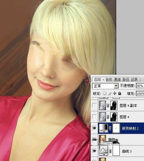 如何用Photoshop打造柔美的暖色美女图片(14)