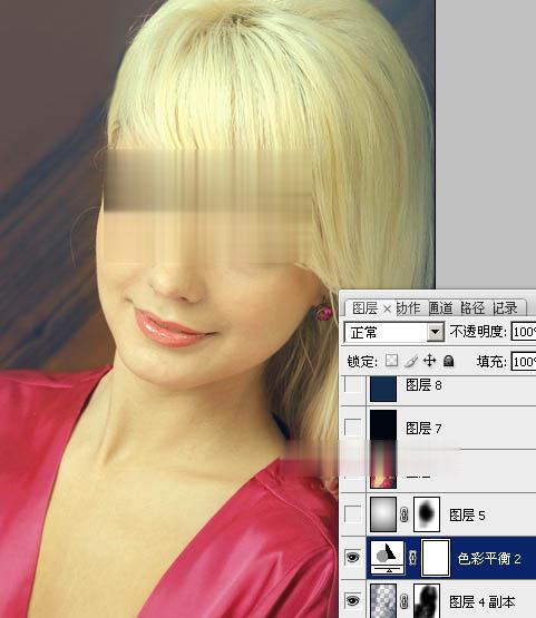 如何用Photoshop打造柔美的暖色美女图片(18)