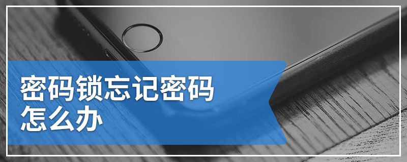 密码锁忘记密码怎么办