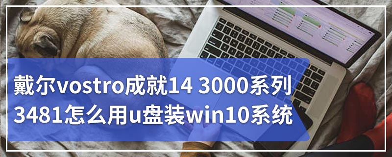 戴尔vostro成就14 3000系列3481怎么用u盘装win10系统