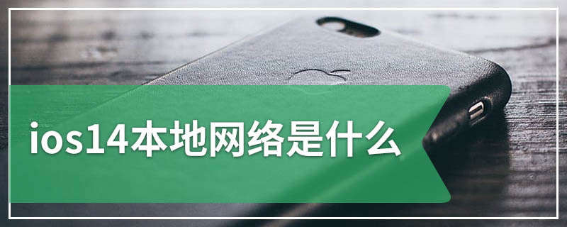 ios14本地网络是什么