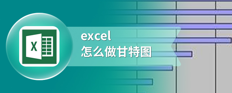 excel怎么做甘特图