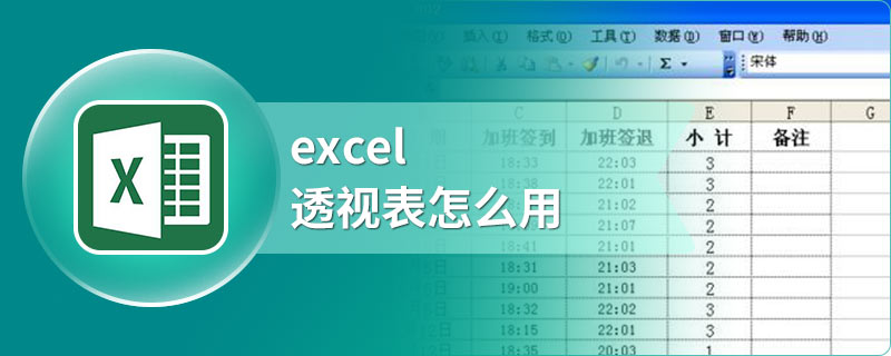 excel透视表怎么用