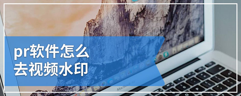 pr软件怎么去视频水印