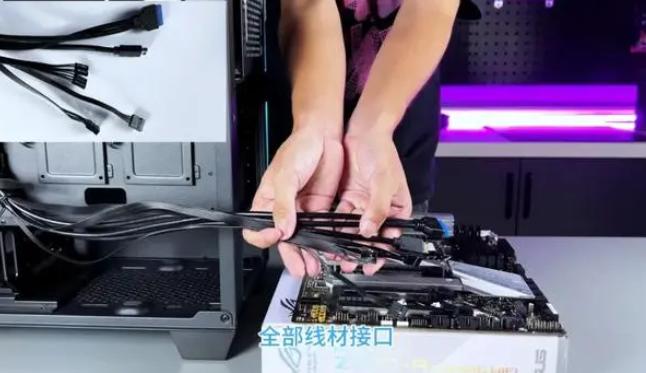 TT追猎者机箱一堆到底是一些什么线怎么接