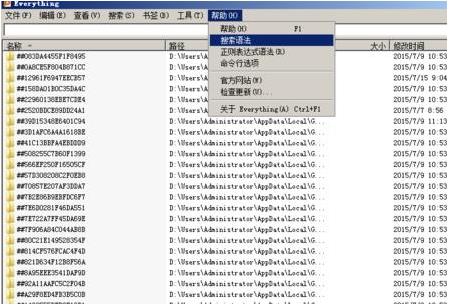Everything如何快速搜索硬盘文件名(4)