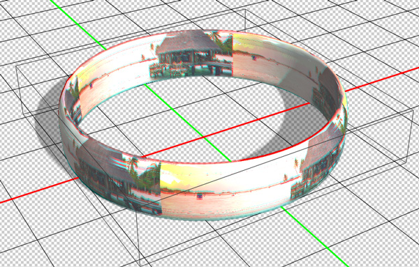 ps图片怎么快速制作成3D模型(8)