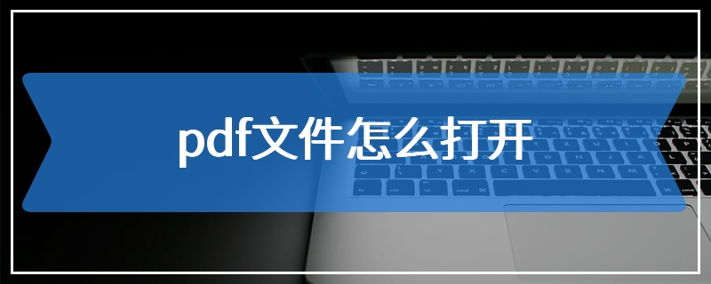 pdf文件怎么打开