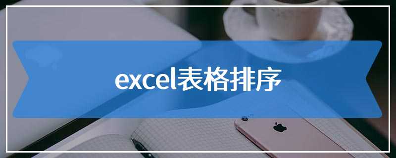 excel表格排序