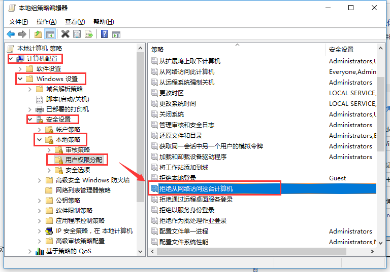 没有权限使用网络资源解决办法(1)