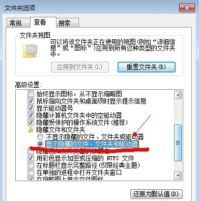 win7显示隐藏文件怎么操作(3)