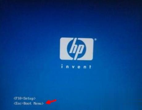 惠普笔记本重装系统按什么键