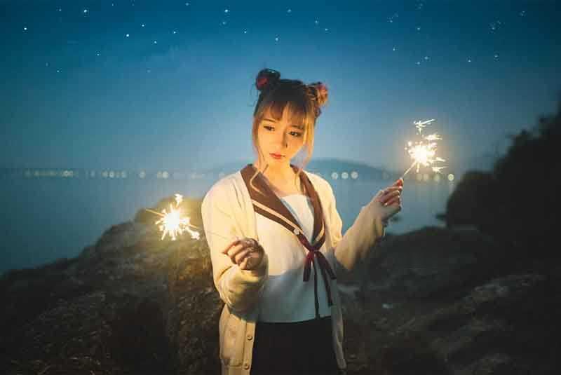 ps后期给夜景人像照片添加补光效果教程(17)