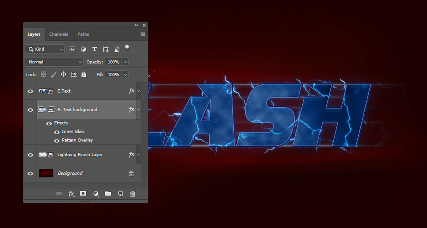 ps雷电文字怎么制作(33)
