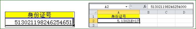 excel身份证号码显示不全怎么办