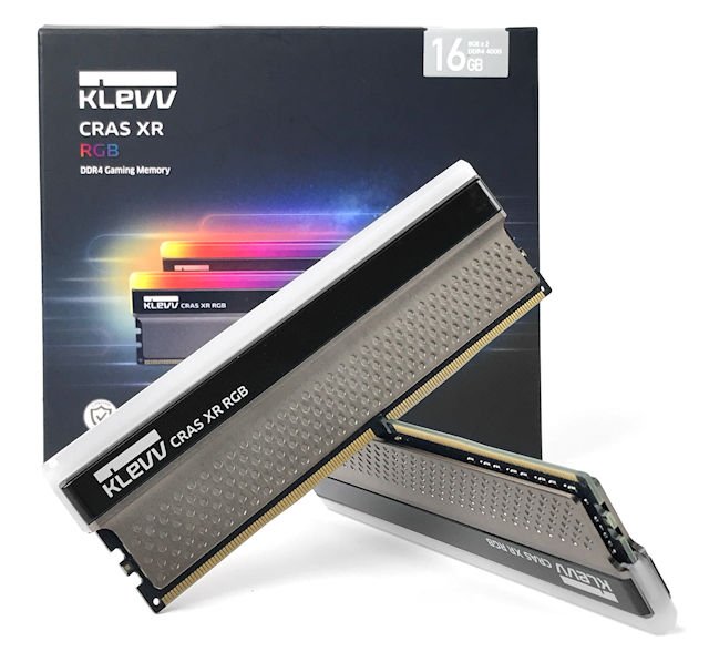 无边角环型 RGB 灯条 KLEVV CRAS XR RGB DDR4-4000 16GB Kit