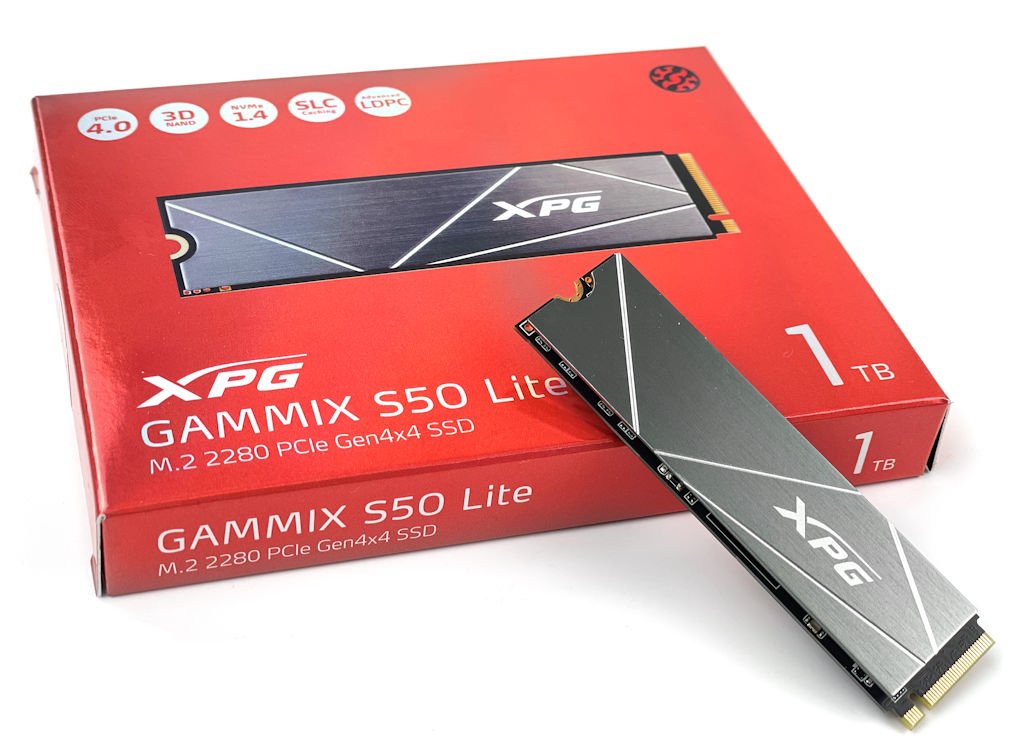ADATA XPG GAMMIX S50 Lite 1TB SSD评测