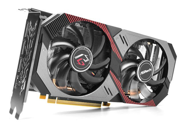 8GB GDDR6、ARGB 灯效 ASROCK Radeon RX 5500 XT Phantom Gaming