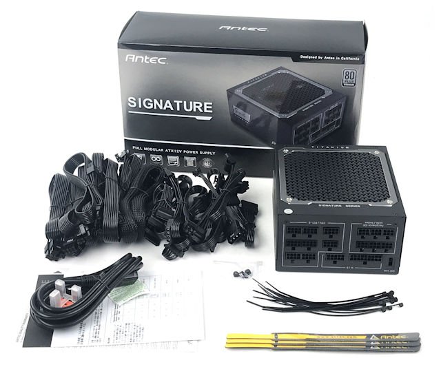  90%+ 转换效率、钛金认証 ANTEC SignatureTitanium 1000W PSU 实测