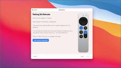 全新 Apple TV  Remote 遥控器支持在 Mac 上控制浏览器、简报及多媒体播放（搭配 Remote Bud(5)