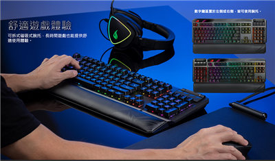 华硕ROG CLAYMORE II 光轴电竞键盘开箱分享(48)