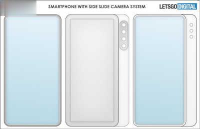 小米双向侧滑盖手机专利曝光：採左右滑盖，主萤幕下方还有副萤幕和前置相机