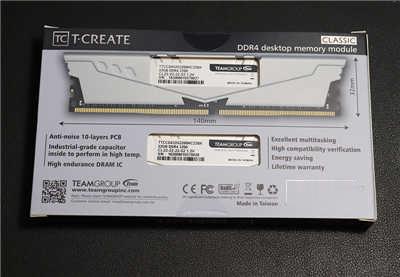 十铨 T-CREATE CLASSIC 10L DDR4-3200 32GBx2 记忆体开箱评测(2)