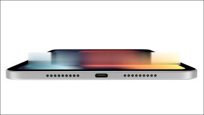 据传 iPad mini 6 将配备全萤幕边框、USB-C 接口和 Touch ID 电源键(4)