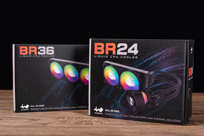 InWin BR36  BR24 一体式水冷散热器开箱测试(1)