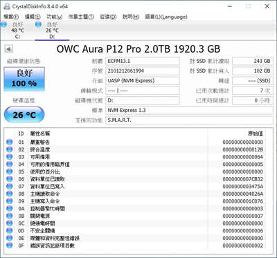 OWC Envoy Pro FX 随身NVMe SSD开箱(21)