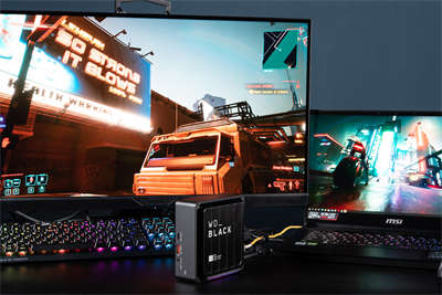 Western Digital WD_BLACK D50 Game Dock NVMe SSD开箱/一线扩充电竞所