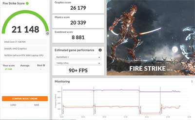 GIGABYTE AORUS 17G开箱/机械神鹰RTX 3080,FHD 300Hz超狂规格(40)