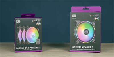 Cooler Master MASTERFAN MF120 PRISMATIC、MF140 HALO风扇/水晶灯效