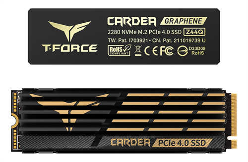 十铨科技推出高速大容量T-FORCE CARDEA Z44Q PCIe4.0固态硬碟(1)