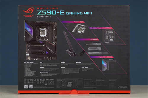 ROG Strix Z590-E Gaming WIFI主机板/料堆好堆满的主流系列顶板(2)