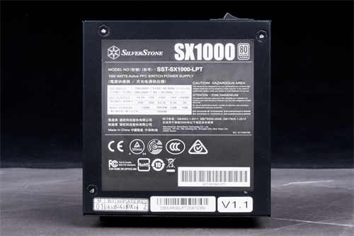 SilverStone SX1000 SFX-L 白金牌电源开箱测试/迷你体积的大瓦数电源首选(14)
