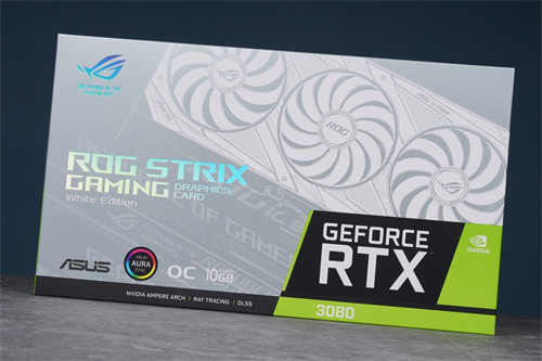 ROG Strix GeForce RTX 3080潮竞白显示卡/全白外观超吸睛(1)