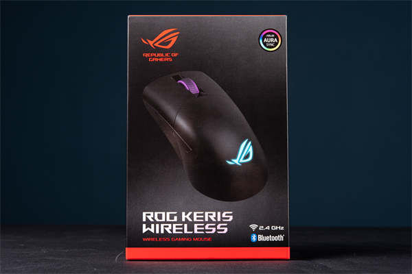 超轻短剑！ROG Keris Wireless电竞滑鼠开箱/无线79g专业射击风格(2)