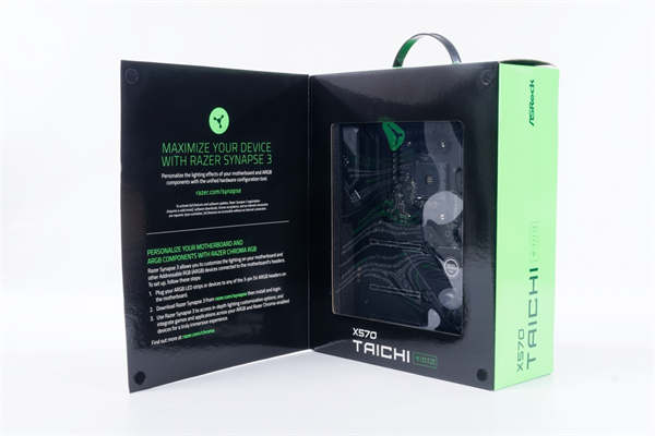 ASRock X570 TAICHI Razer Edition开箱测试/独家信仰联名款、Razer Chroma(4)