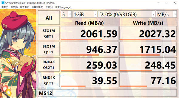 SilverStone MS12 M.2 NVMe硬碟外接盒开箱测试/USB 3.2 Gen2x2 20G介面带來最高的传输速度 (27)