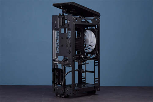 Phanteks Evolv Shift 2、Shift 2 Air ITX塔式机壳开箱/背部篓空加大散热、玻璃网(16)