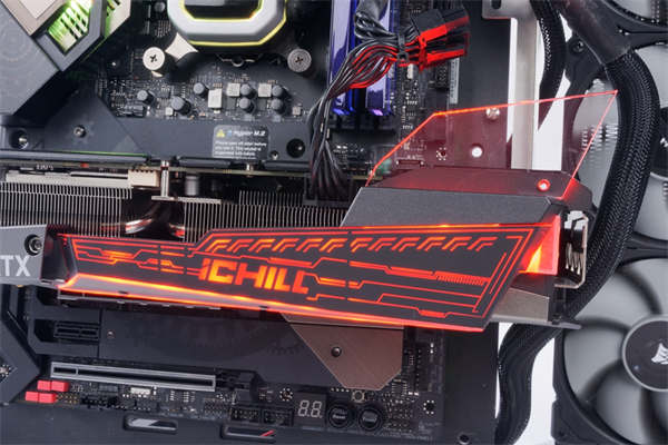 INNO3D GeForce RTX 3060 Ti iCHILL X3开箱测试/三风扇六热导管，优质散热的好选择(13)