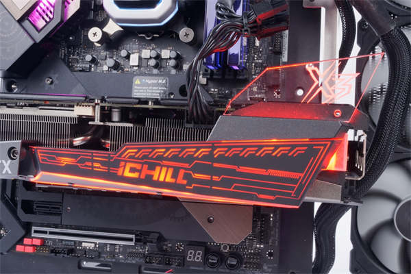 INNO3D GeForce RTX 3060 Ti iCHILL X3开箱测试/三风扇六热导管，优质散热的好选择(12)