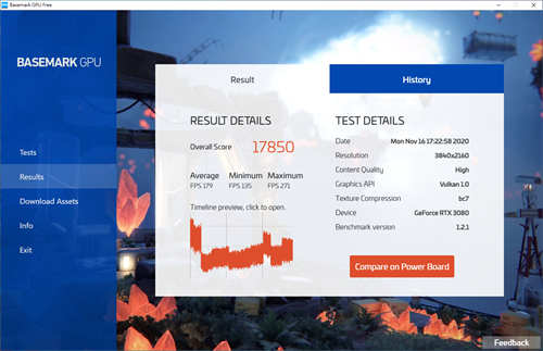 GIGABYTE GeForce RTX 3080 VISION OC 10G开箱测试/主打创作者的崭新显卡定位(44)
