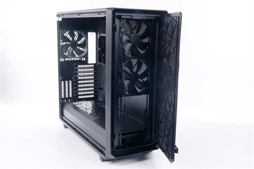 Fractal Design Meshify 2 XL机壳开箱测试/钻石雕刻处理前面板，打造优质散热与视觉感(11)