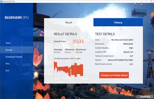 GIGABYTE GeForce RTX 3080 VISION OC 10G开箱测试/主打创作者的崭新显卡定位(43)