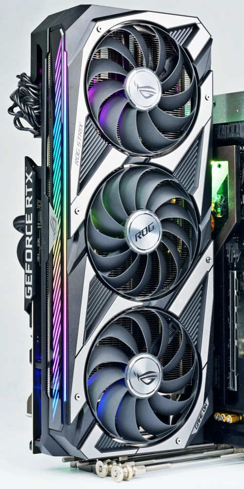 ROG STRIX GeForce RTX 3060 Ti O8G GAMING显示卡开箱测试报告